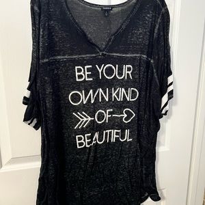 Torrid brand “Be your own kind of Beautiful “ size 5